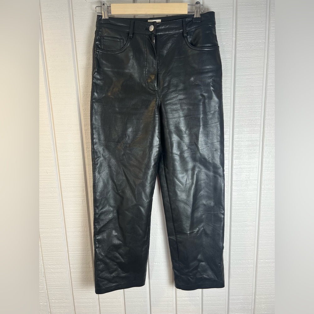 Aritiza Wilfred Leather pants Black Size 4‎